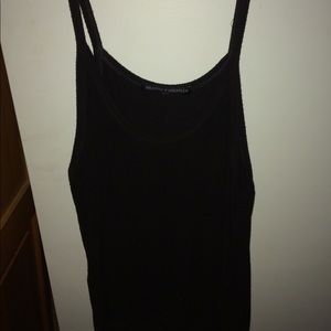 super soft black tank top